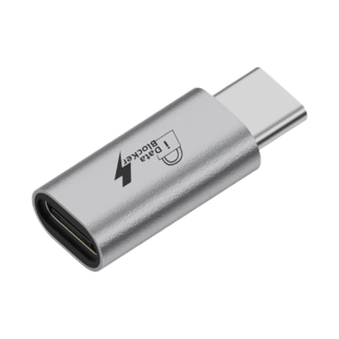 Generic USB Data Blocker, 2.5x1.5cm Aluminum Alloy Anti Juice Jacking Adapter Type-C to