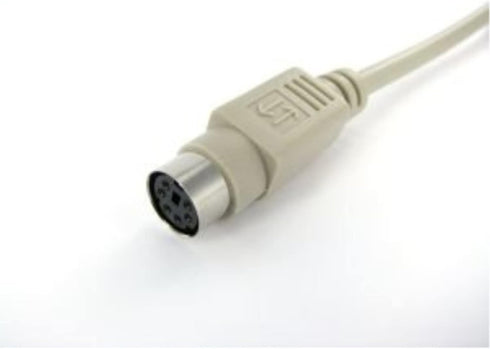 5-Pin DIN-Male AT to 6-Pin Mini DIN-Female PS/2 Keyboard Adapter, PS2 KB-ATM-PS2F-6I