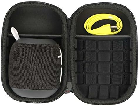 khanka Hard Travel Case for Ultimate Ears UE Wonderboom 1/2/3 Portable Waterproof Bluetooth Speaker - Black