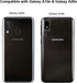 Unov Case Compatible with Galaxy A10e and A20e, Clear Design Soft TPU Shock Absorption, Slim Embossed Pattern (Flower