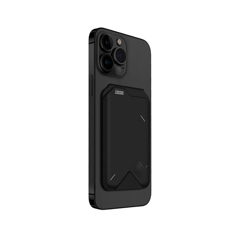 Aulumu G02 V2 Magnetic Wallet & Stand, Adjustable Stand, Open ID Window, Magnetic Phone Wallet for iPhone Series