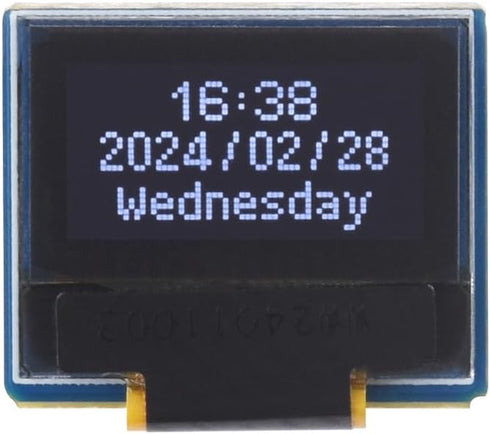 Waveshare 0.49inch OLED Display Module, Compatible with Raspberry Pi 5, 6432 Resolution,