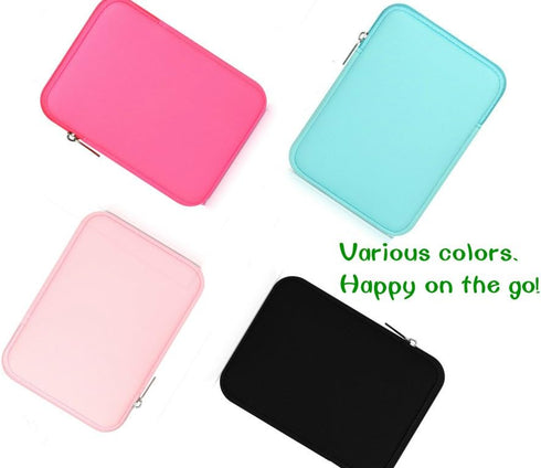 HannyBoo 9-10 Inch Tablet Sleeve Bag, Protective Neoprene Zipper Case for iPad, Galaxy Tab S3 - Light Blue