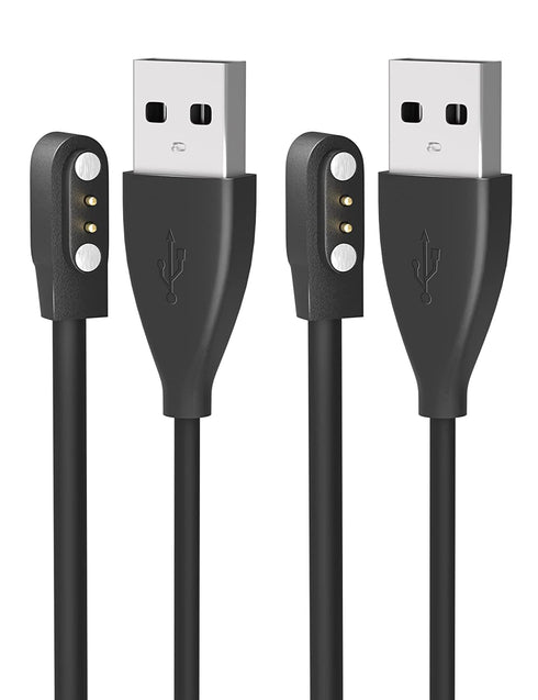 E ECSEM Compatible for AviiHoug H23 Smart Watch Charger, Magnetic USB Charging Cable Replacement, 3.3Ft, Black