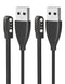 E ECSEM Compatible for AviiHoug H23 Smart Watch Charger, Magnetic USB Charging Cable Replacement, 3.3Ft, Black