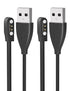 E ECSEM Compatible for AviiHoug H23 Smart Watch Charger, Magnetic USB Charging Cable Replacement, 3.3Ft, Black