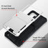 Wallet Case for Samsung Galaxy S22 Plus Case with 4-Card Credit Card Holder Slot Shockproof Cover Hybrid Heavy Duty Protection Armor Phone Case Compatible with Samsung Galaxy S22 Plus-White