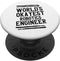 World's Okayest Engineer Robotics Graphic Funny PopSockets Standard PopGrip