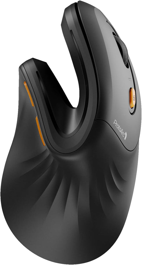 ProtoArc Ergonomic Vertical Mouse, EM11 NL Bluetooth Wireless Mouse, USB Rechargeable for PC/Notebook/Laptop
