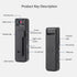WAONIQ 32g 1080p 180 500mAh Body Cameras with Audio and Video Recording, HD Wearable Camera with Night Vision