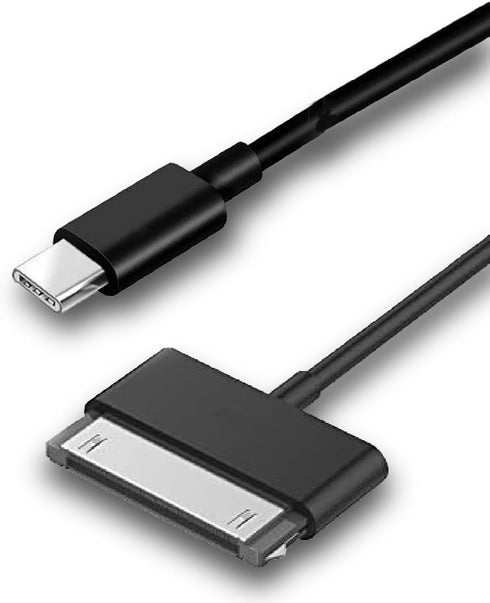USB Adapter Cable for 30-Pin Devices, Compatible with iPhone 4/4S, iPad 1/2/3, iPod, USB-C Connector