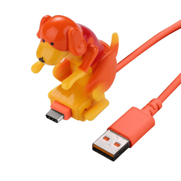 ikasus Funny Humping Dog Fast Charger Cable, Smartphone USB Cable Charger for iPhone, Android, USB Type C