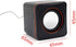 AkoMatial 2-Pack USB Wired Mini Speakers for Laptops - Bass Boost