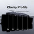 Tsungup Custom Keycaps, PBT Side Printed Keycap Set, 135 Keys Contour Line Keycaps for Cherry MX Switches, Black