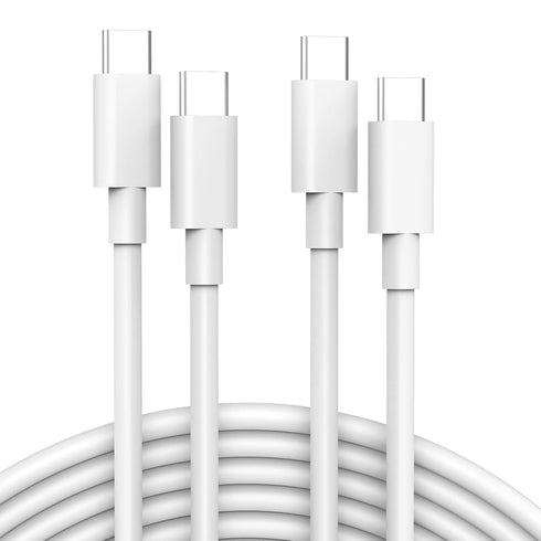 10ft USB C to USB C Cable 2 Pack for iPad Pro, MacBook, iPhone 15 Pro Max, Google Pixel, Samsung - Fast Charging Cord