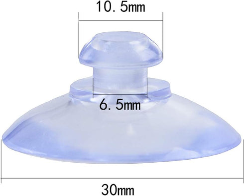 HSTECH 10 Pcs Radar Detectors Suction Cups for Clear Cobra Escort and Beltronics Radar Detector Mount
