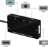 4-in-1 HDMI Adapter, HDMI to VGA DVI Converter with Audio, 1080p Video for Laptop and Projector