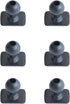 AbeeyGeomarn Universal Ball Head Mount, 6 Pack ABS Plastic Phone Holder Connector, Black,