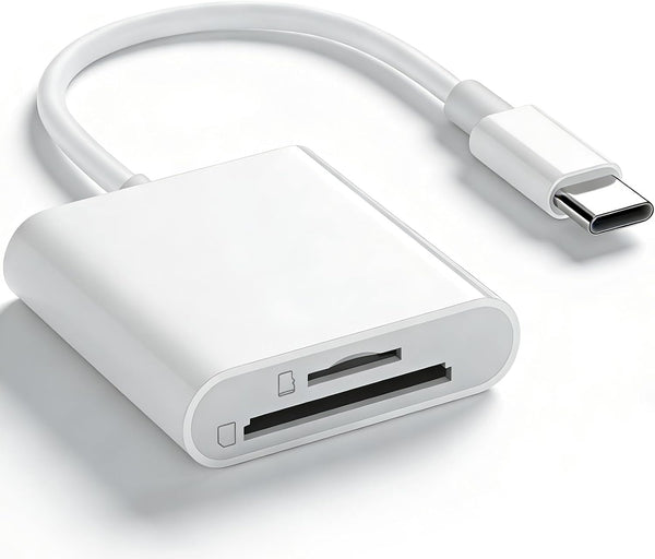 wtyixs USB C SD Card Reader, Type C Card Reader with SD MicroSD