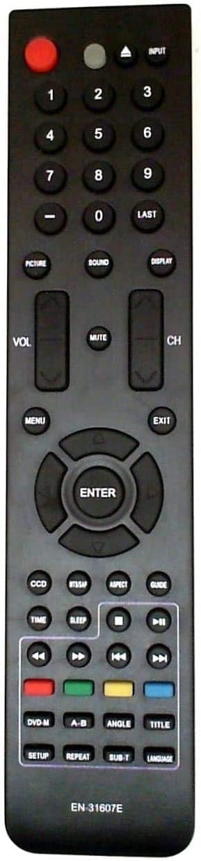 EN-31607E Remote Control for Element TV Models ELCHS192, ELCHW261, ELCHS262, and more