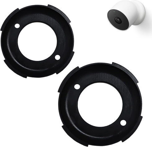 Wall Mount for Google Nest Camera Replacement Part, Black, 2PCS