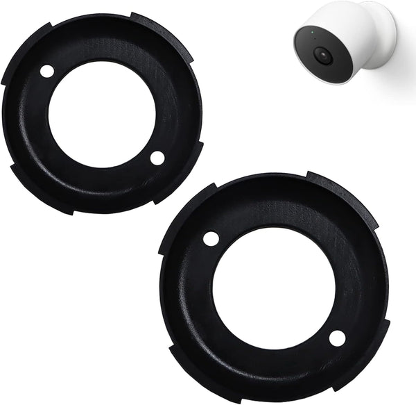 Wall Mount for Google Nest Camera Replacement Part, Black, 2PCS