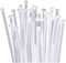Generic 100 pieces of nylon zip ties, double-sided toothed, with a tensile strength