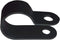 1/4" Electriduct Heavy Duty Nylon Cable Clamps - 10pcs Mounting Wire Clips, Black