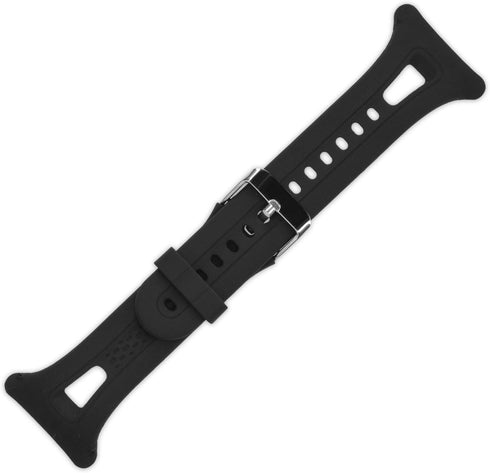 kwmobile Strap Replacement Silicone Watch Band for Garmin Forerunner 10/15 (L Size) - Black