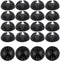 20 PCS Black Acrylic Adhesive Charger Cord Holder, Wire Organizer for Desk, Wall, Car, Nightstand, Office Management