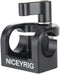 NICEYRIG 15mm Rod Clamp - Single Rod Holder for 15mm Rail Support System, EVF Mount, LED Light, Microphone