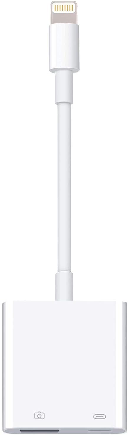 Lightning to USB3 Camera Adapter with Charging Port, Lightning Female USB OTG Cable Adapter for iPhone, iPad Models