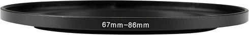 JOYTOLIN 67-86mm Metal Step-Up/Down Ring Adapter Compatible with Mirrorless Cameras DSLR Lens, UV CPL ND Filter Thread