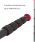 VBESTLIFE 33.5-108cm/13.2-42.5in, 1/4 Aluminum Alloy Monopod, Universal Screw Tripod Extension Rod