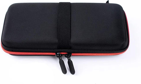 Power Bank Organizer Case, Storage Bag Travel Pouch for ZMI 200W 25000mAh Cell Phone Power with Carabiner (Black)