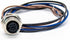 M12 Female Connector with 0.2M Cable, A Coded Back Mount Wiring, Waterproof 3Pin Socket