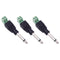 Fancasee 3 Pack 6.35mm Replacement Repair Plug Jack, TS 2 Pole Mono Male Plug for Audio Cable Repair