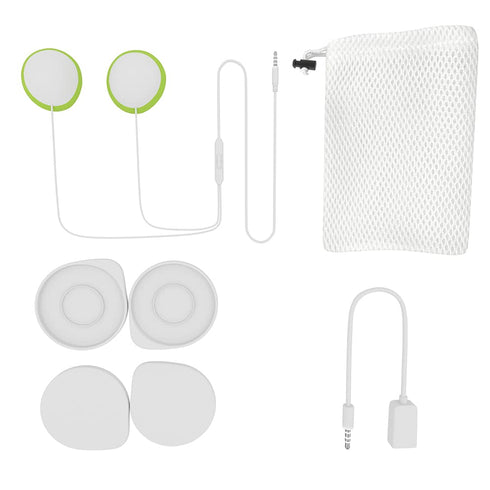 Premium Baby Bump Headphones - Award-Winning Pregnancy Speakers to Play Music and Talk to Your Baby, White