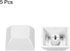 PATIKIL 1U Blank Keycaps, 5 Pack Universal PBT Replacement Accessories for MX Mechanical Keyboards, White