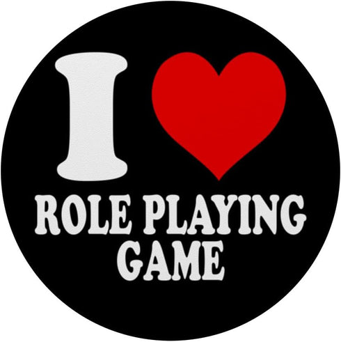 I Love Role Playing Game RPG Standard PopSockets PopGrip