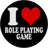 I Love Role Playing Game RPG Standard PopSockets PopGrip