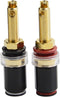 BNKENX Audiophile Gold Plated Pure Copper Banana Plug Socket Connector, Speaker Terminal Adapter