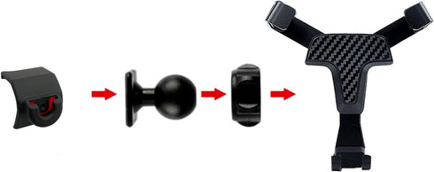 Car Phone Holder Mount for Tacoma, Cellphone Dash Clip for Toyota Tacoma 2016 2017 2018 2019 2020 2021 2022 2023, for All Mobile Phones