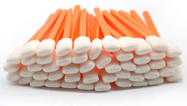 Wellgler's 5.11" Foam Cleaning Swabs for Electronics, Cameras, Optical Lenses, Inkjet Printers, Pack of 50