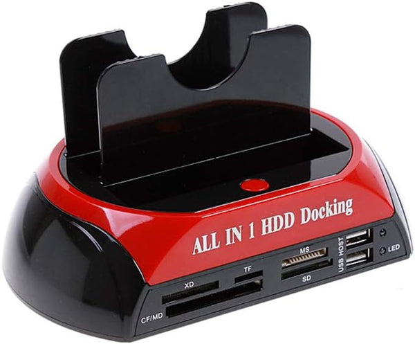 Karlak Multifunctional Hard Disk Base 2.5/3.5 inch IDE/SATA Mobile Hard Disk Base Dual-bay