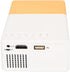 Mini Projector, 4:3 FHD 1080P Portable Video Projector Compatible with AV VGA USB HDMI for Home Theater