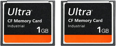LILIWELL 1GB 1GB (2 Pack) Ultra CF Memory Card Industrial CF Card for SLR Camera Card Designed for Photographers