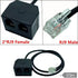 RJ9 Telephone Training Adapter Y Splitter Compatible for Headset or Handset for Norstar, Nortel Meridican, Avaya, Ashtra, Mitel, Polycom, Plantronic Ge and Other IP Phone .Headset Buddy Adapter