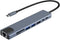 Lovskoo USB Hub 8 in 1 Multi USB Splitter USB 3.0 Port Extender