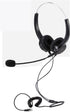 TelPal Binaural Headset: Noise Cancelling, 4-Pin RJ9, Hands-Free for Call Centers, Ideal for Counseling & Hospitals.